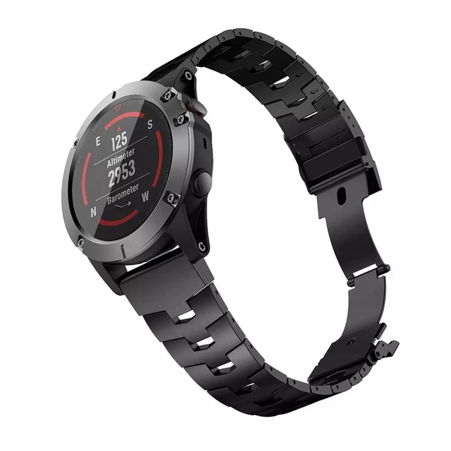 Correa de titanio de 26mm y 22mm para Garmin Fenix 6/6X/6XPro/7/7X/5/5X/5xplus/3,  correa de liberación de Metal para Forerunner 945 935 - AliExpress