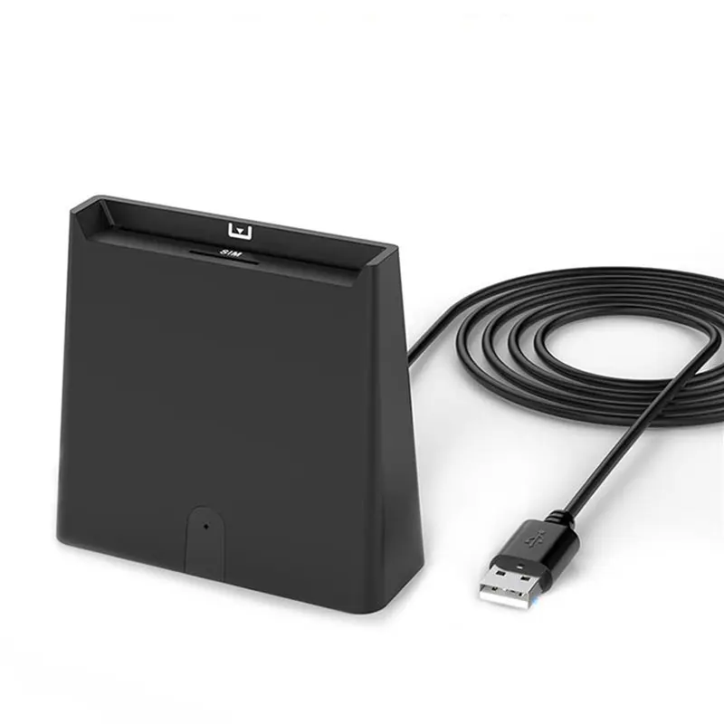 신기술 3X USB 스마트 카드 리더 ISO7816 칩 은행 카드 ID 카드 클래스 A, 클래스 B 및 클래스 C (5V, 3V 및 1.8V) 스마트 카드용