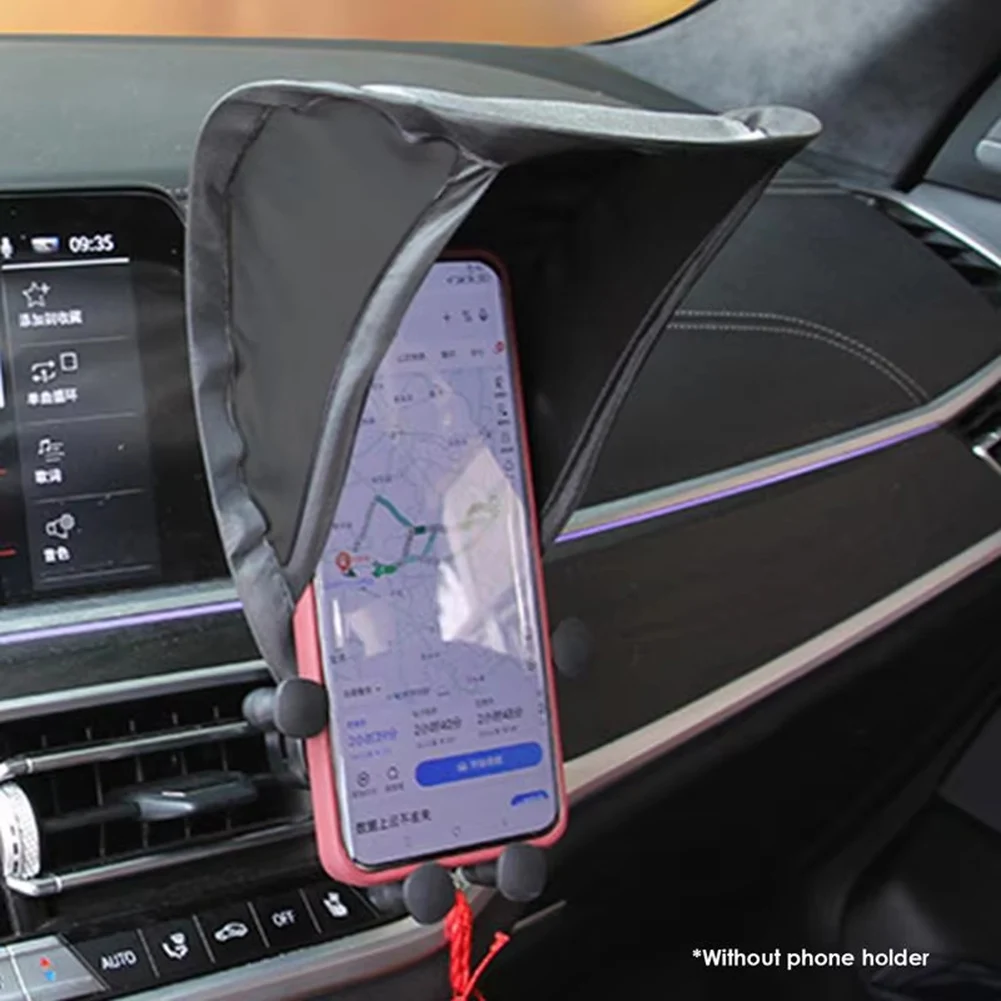 Parasole per cellulare da auto, ombrello parasole per telefono, supporto per cellulare da auto e moto