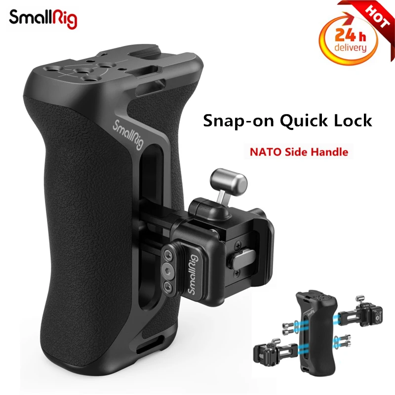 Smallrig Universal Camera Cage Snap-On Quick Lock Nato Side Handle Per Sony Canon Nikon Dslr Camera Cage Handle Grip 4017