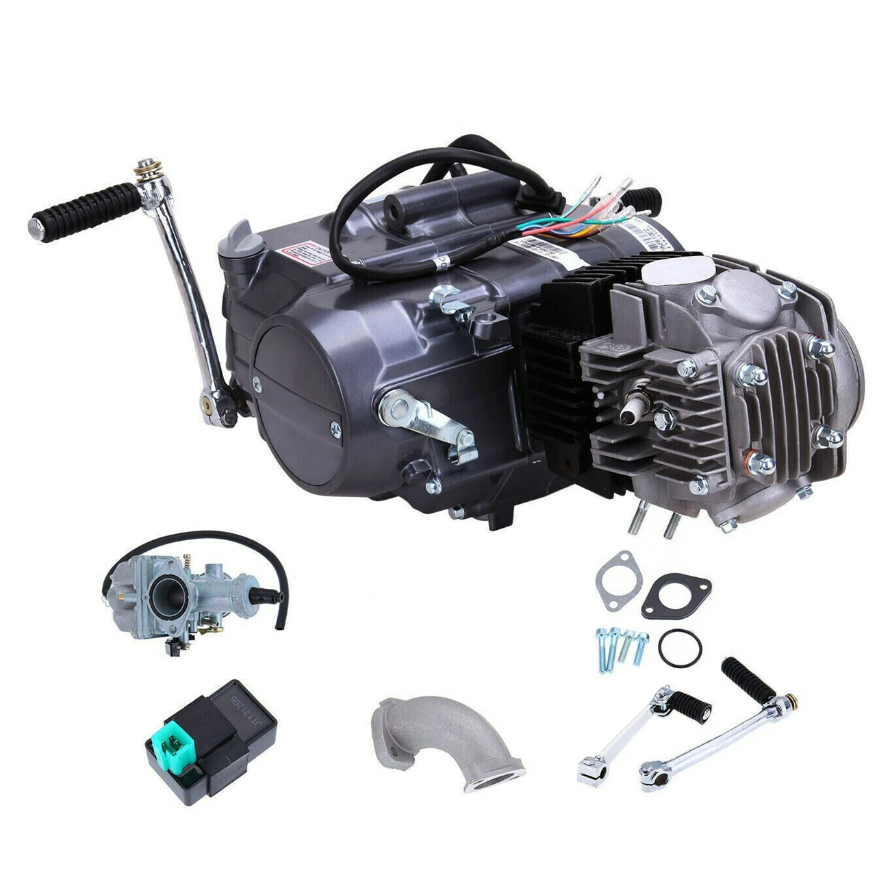 

125CC Manual Clutch Dirt Bike Engine Motor Complete Kit For Honda XR50 CRF50