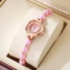 1pcs/set Women's Watch Romantic Watch Simple Fashion Small Dial Classic Trendy Quality Bracelet Watch (Box Not Included) 2