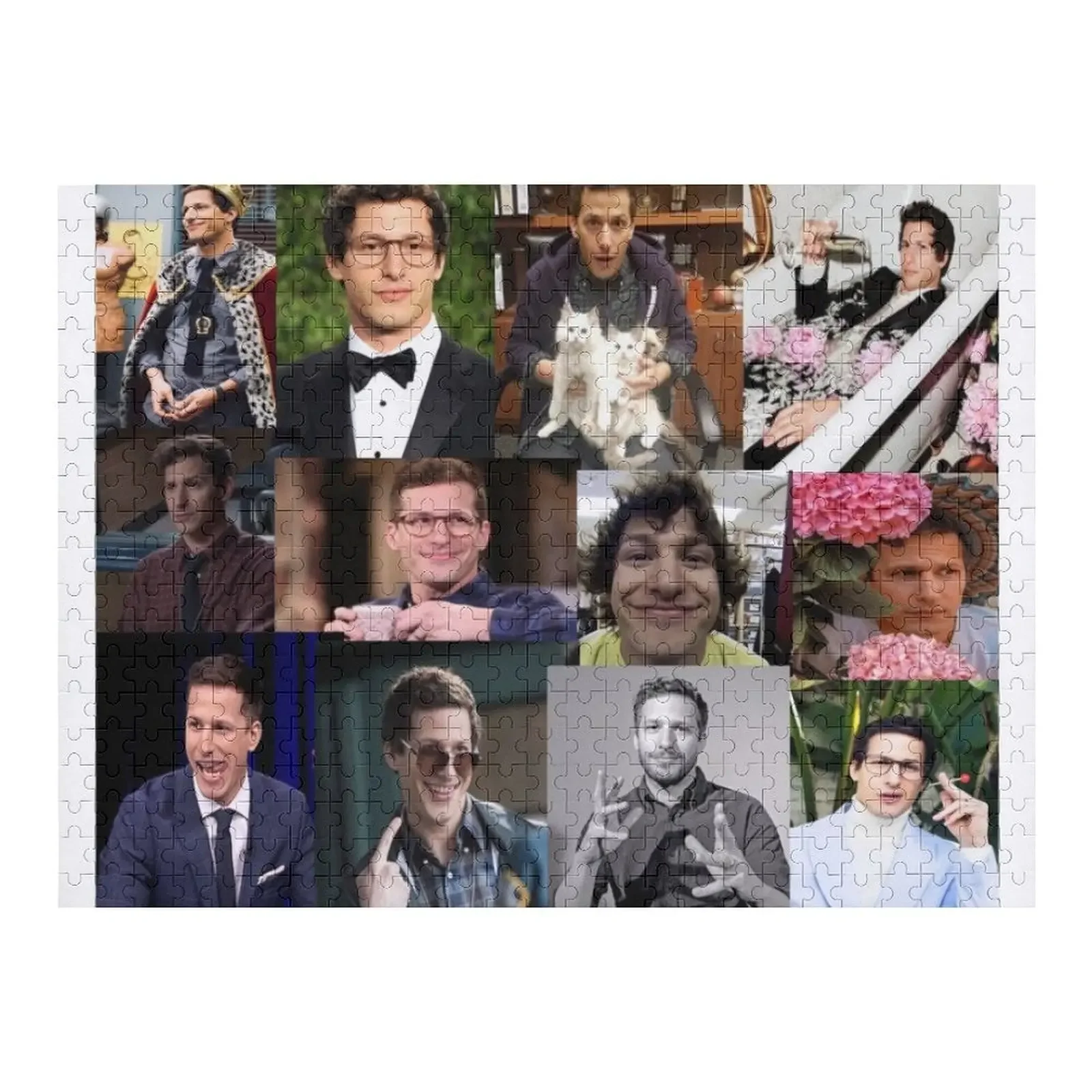 Andy Samberg (jake peralta) pic collage Jigsaw Puzzle Customized Photo Personalized Gift Personalised Jigsaw Puzzle