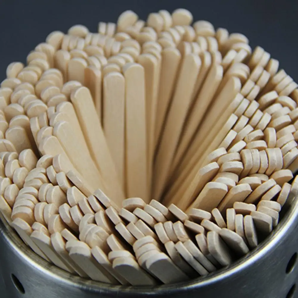 500Pcs 14cm Coffee Rod Thickening Wooden Disposable Tea Coffee Stirring