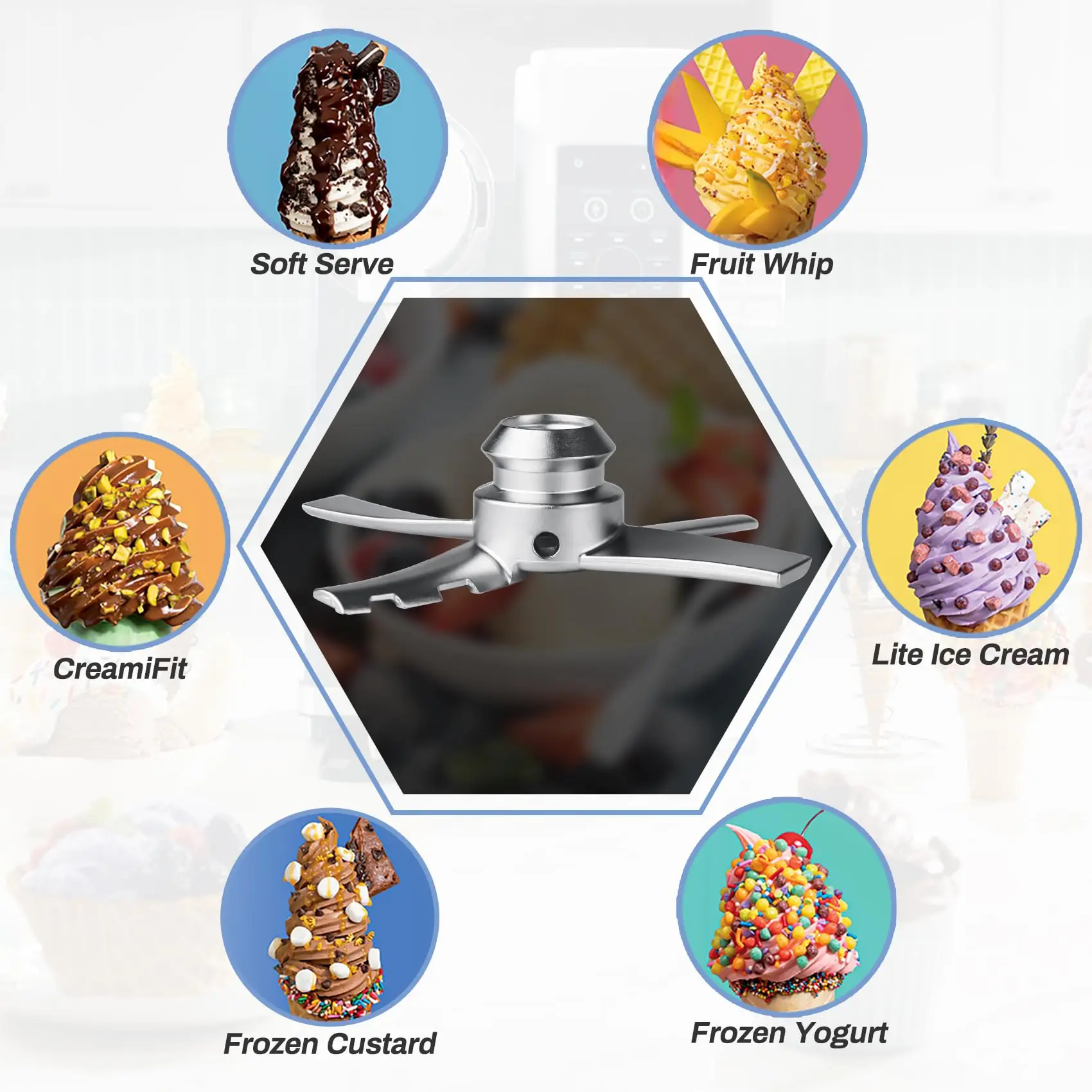 Ninja Creamerizer-Paddel für Swirl by CREAMi - Ninja Creami Eismaschine
