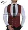 Black Men's Suit Vests Vintage Herringbone for Wedding Groomsmen Mens Waistcoat Vest 1