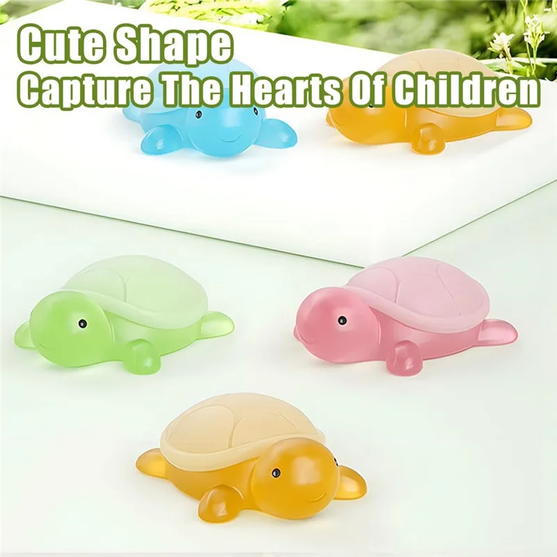 Little Turtle Handmade Essential Oil Soap 4 Pieces Ofcute Little Turtle Moisturizing Soap Children's Cleansing Bath