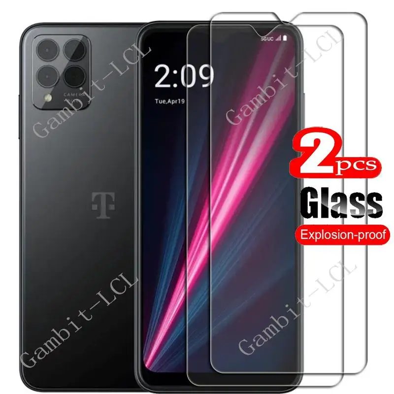 

2PCS FOR T-Mobile Revvl 6 Pro (T Phone Pro 5G) HD Tempered Glass Protective Revvl6Pro 6X Revvl6 6Pro Screen Protector Film Cover