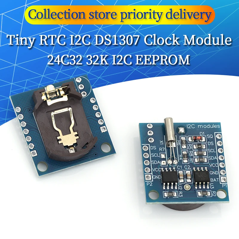 Liludin I2C RTC DS1307 AT24C32 Real Time Clock Module for Arduino