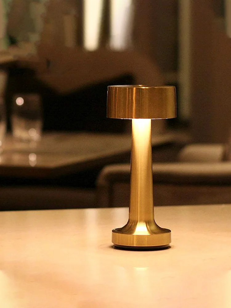 

Bar Table Lamp Retro Outdoor Cafe Clear Bar Atmosphere Lamp Rechargeable Decorative Atmosphere Lamp