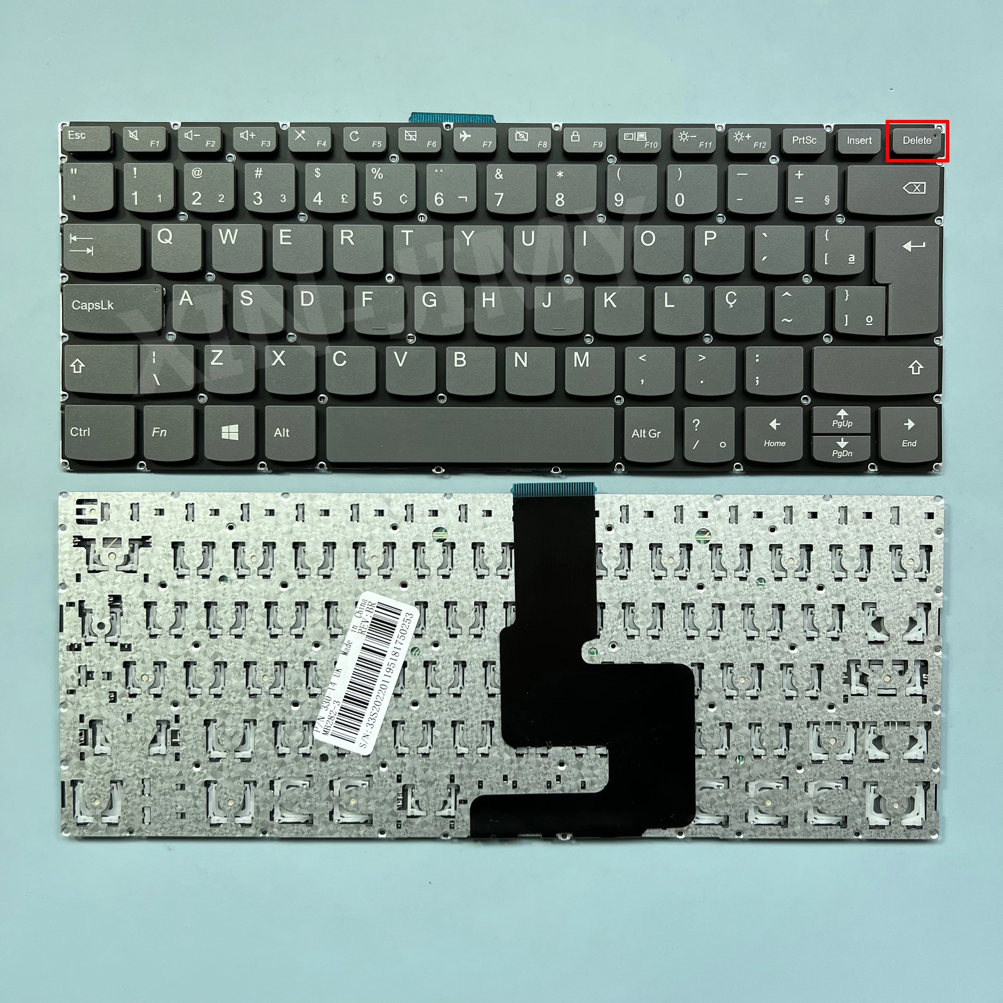 Tastiera Brasiliana Xin Per Lenovo Ideapad 330-14 330S-14 14Ikb 14Igm 330-14Ast Yoga 520-14Ikb 320-14 Computer Portatile Muslimate Brasile Br