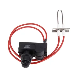 1Pc Double Ignition Kit Electronic Igniter with High Spark Plug Wire Length 450mm Each for Grill/ Heater/ Water Heater Gas Equip