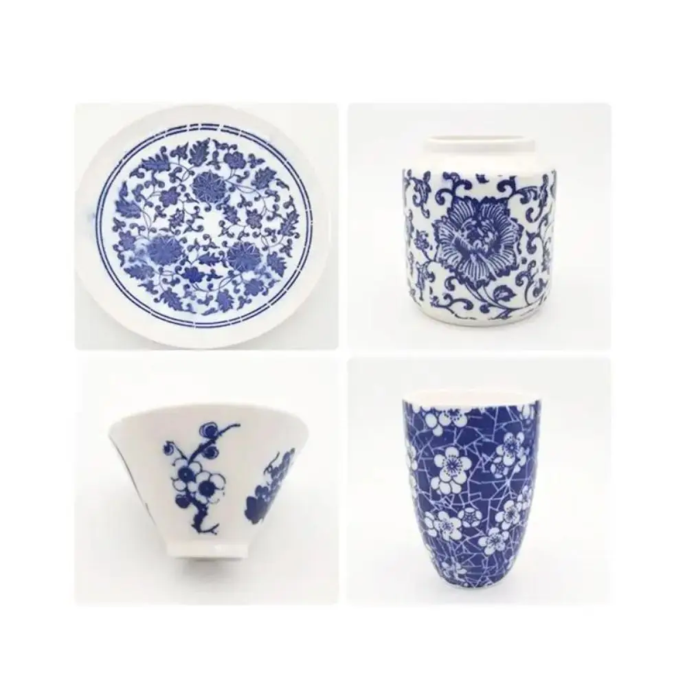 54x37cm Pottery Clay Transfer Paper Multipurpose Colorful Blue and White Porcelain Decal Paper DIY Cartoon