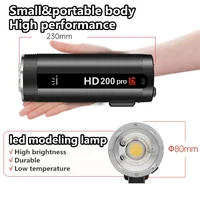 JINBEI HD200pro Outdoor Speedlite Flash Light 200W TTL 2.4G HSS Pocket  Strobe with Bag Speedlite For Canon Nikon Sony Olympus 2