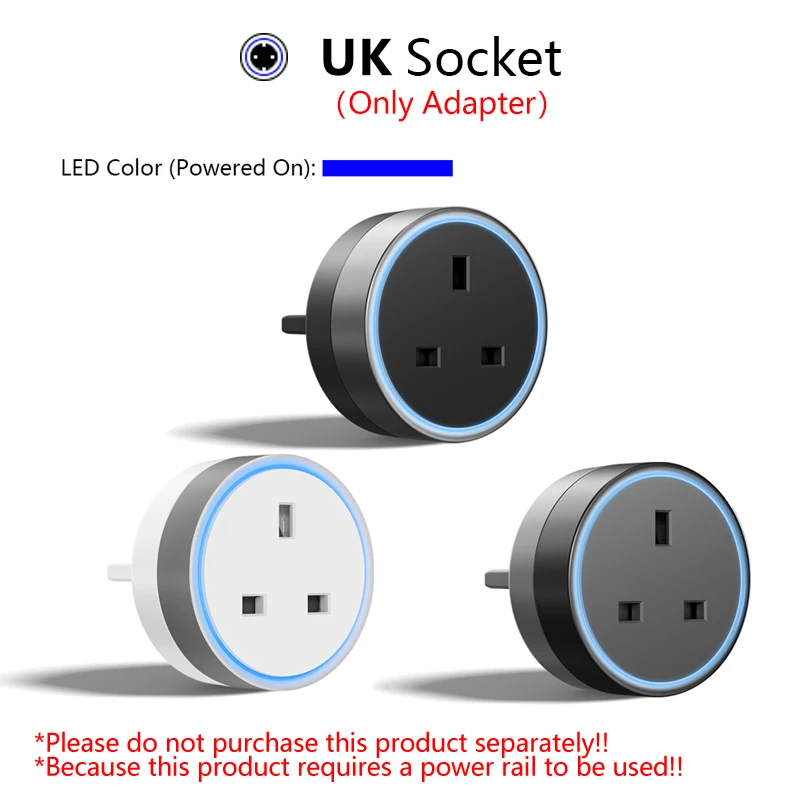 Universal Wall Mounted Socket Expansion with USB and Type-C Ports - Black/White