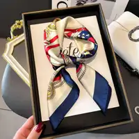 2025 Luxury Horse Print Female Silk Neck Scarf Square Hair Scarves Foulard Head Band Shawls Wraps Neckerchief Bandana Women - Image 6