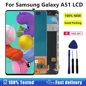 Super AMOLED LCD For Samsung Galaxy A51 Touch Screen Digitizer Assembly Display For Samsung A51 A515 A515F A515F/DS A515FD