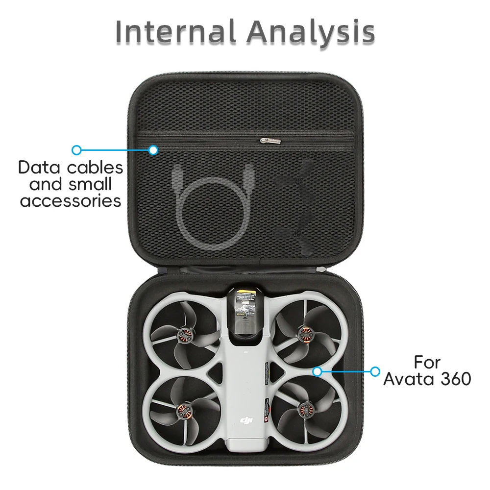 DJI AVATA 360용 새로운 충격 방지 케이스, 플라이 모어 콤보 키트 케이스, 휴대용 보관 가방, DJI AVATA 360 드론 액세서리