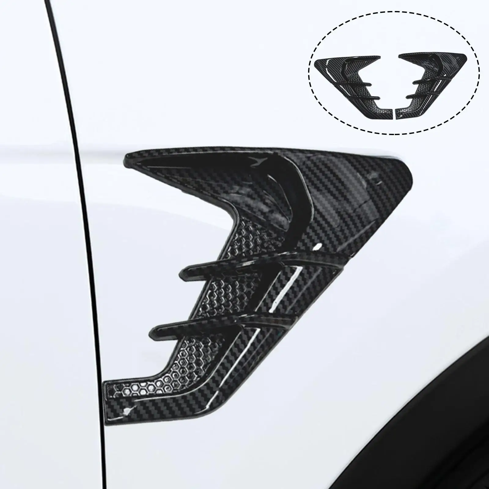 

1 пара, универсальные легкие наклейки на боковые вентиляционные отверстия автомобиля