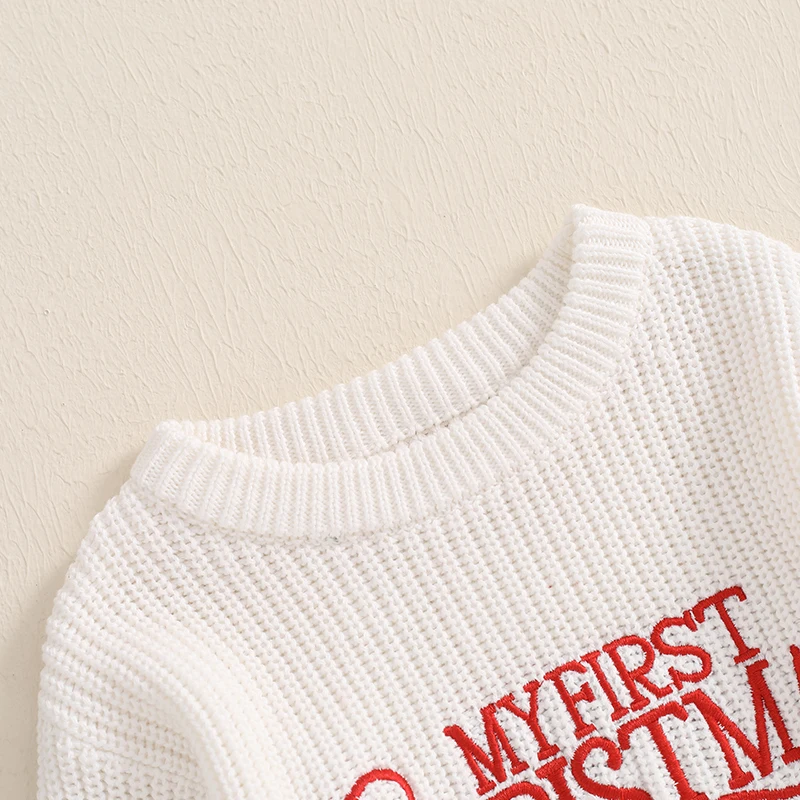 Baby Christmas Outfit Sweater Romper