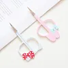 1PC Stainless Steel Eyebrow Scissor Eyelashes Nose Hair Remove Round Point Head Trimmer Personal Care Makeup Beauty Tools 4