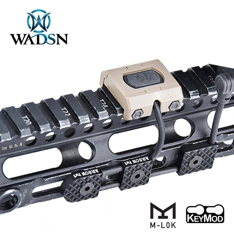WADSN Pressure Switch Cable Guide MLOK Keymod Wireguide System Cable