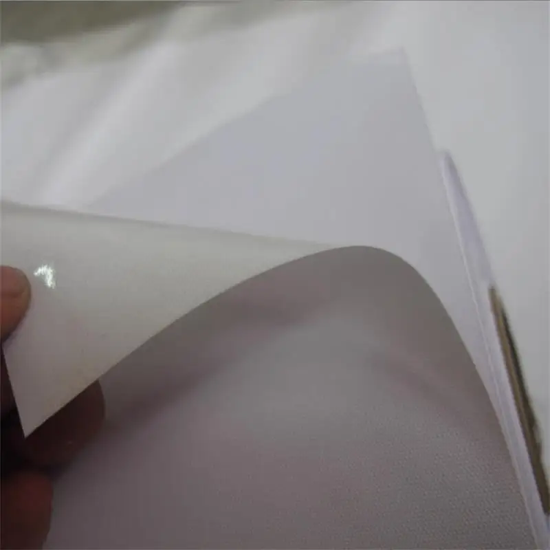 자체 접착 폴리에스터 캔버스 잉크젯 인쇄, 맞춤형 방수 폴리에스터 직물, 디지털 인쇄 직물, 60IN x 30M