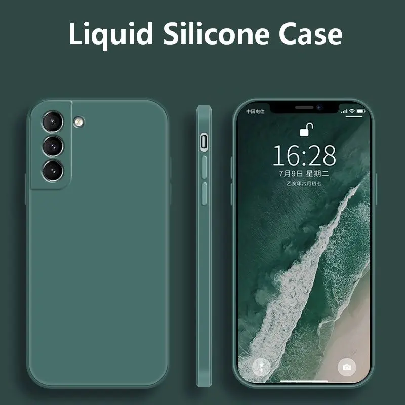 Soft Liquid Silicone Phone Case Cover - Enhanced Protection & Sleek Design