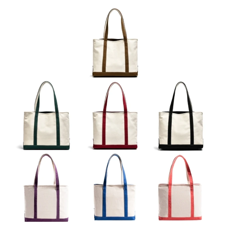 

Холщовая сумка-тоут, женская сумка через плечо большой емкости, сумка-мессенджер на молнии