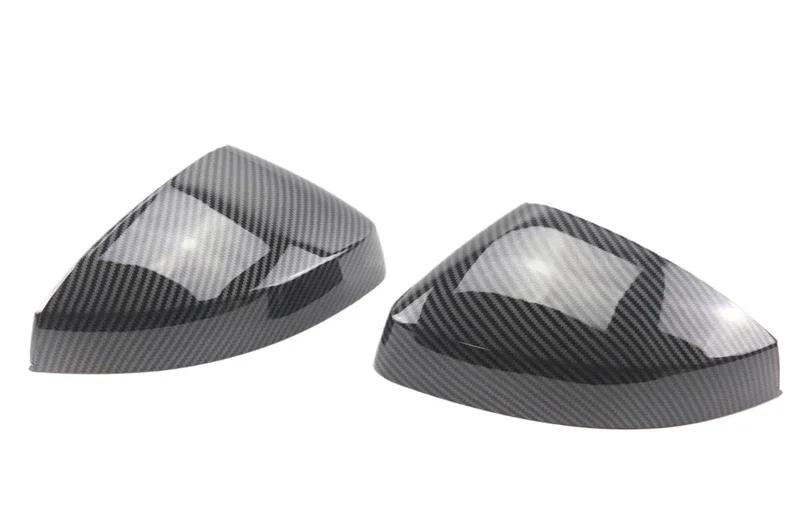 Schwarzes Carbonfaser-Muster, Spiegelabdeckungspaar für Audi A3 S3 8V RS3 2013–2019, seitliche Assist-Kappen, Overlay-Zubehör – Detail 11