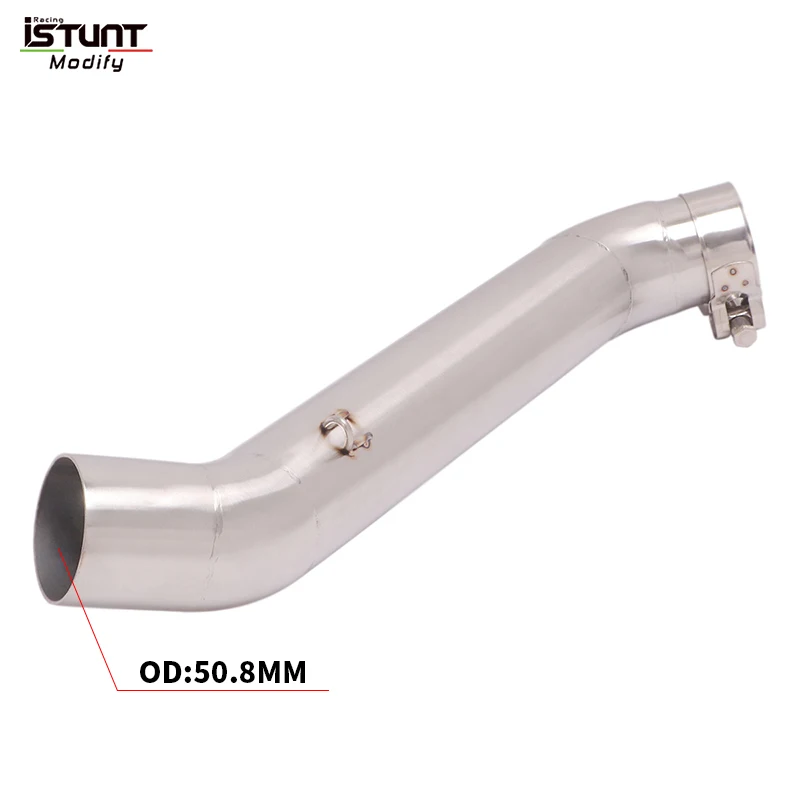 For HONDA VFR1200 X VFR1200F VFR 1200 2009-2015 Motorcycle Exhaust modify Mid Pipe Link Pipe Muffler Espace Moto With DB Killer - Image 3