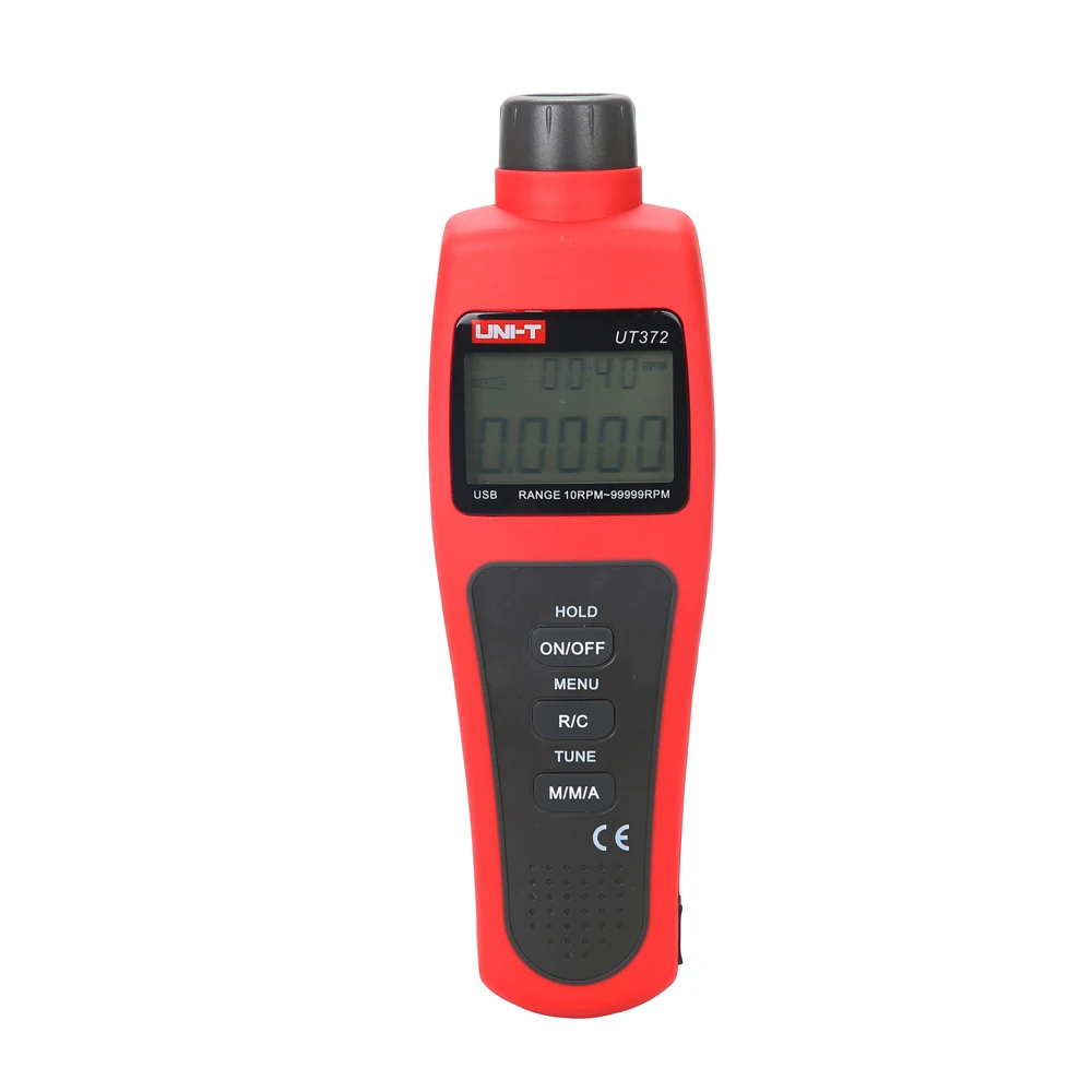 UNI-T USB 인터페이스 비접촉 타코미터, UT372, 타겟 RPM 범위 10 99999 MAX/MIN/AVG 테스트 거리 5 20cm