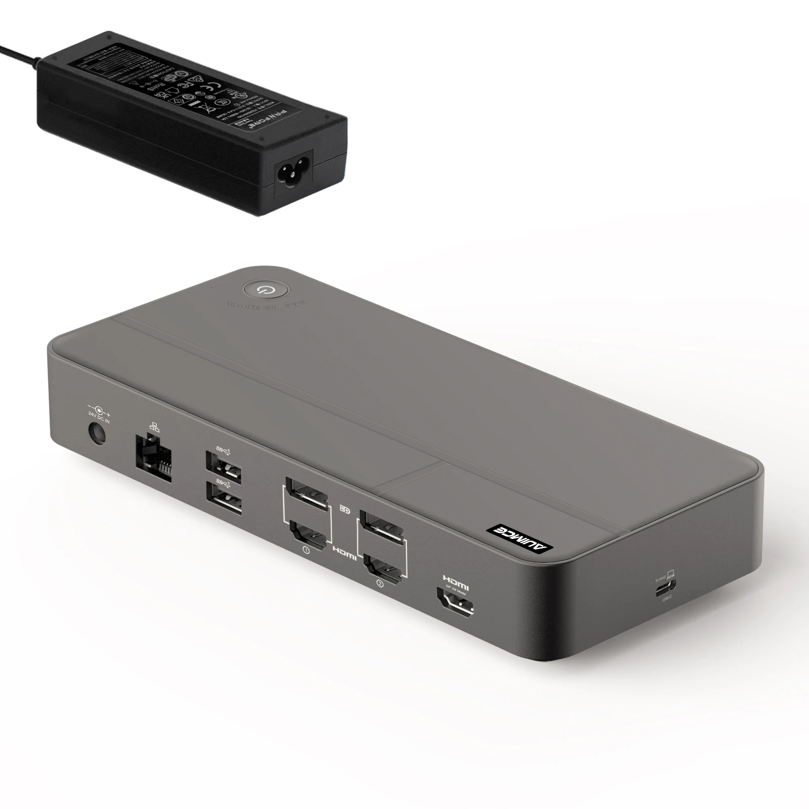 Док-станция Displaylink для ноутбука MacBook M1, M2, USB A/C, Windows, Thunderbolt 4/3, тройной дисплей с 3 портами HDMI и 2 дисплеями