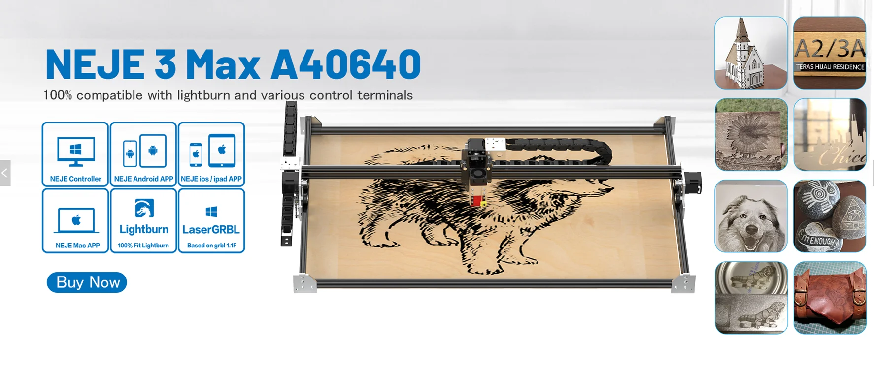 NEJE 3 20W40W Laser Engraving Cutting Machine Desktop Laser Engraver Cutter Printer CNC Router APP Control Upgraded Version wood locator