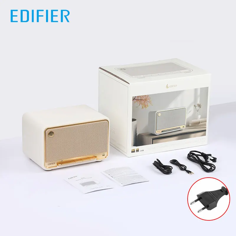 Edifier D32 ワイヤレス卓上スピーカー レトロ Bluetooth スピーカー