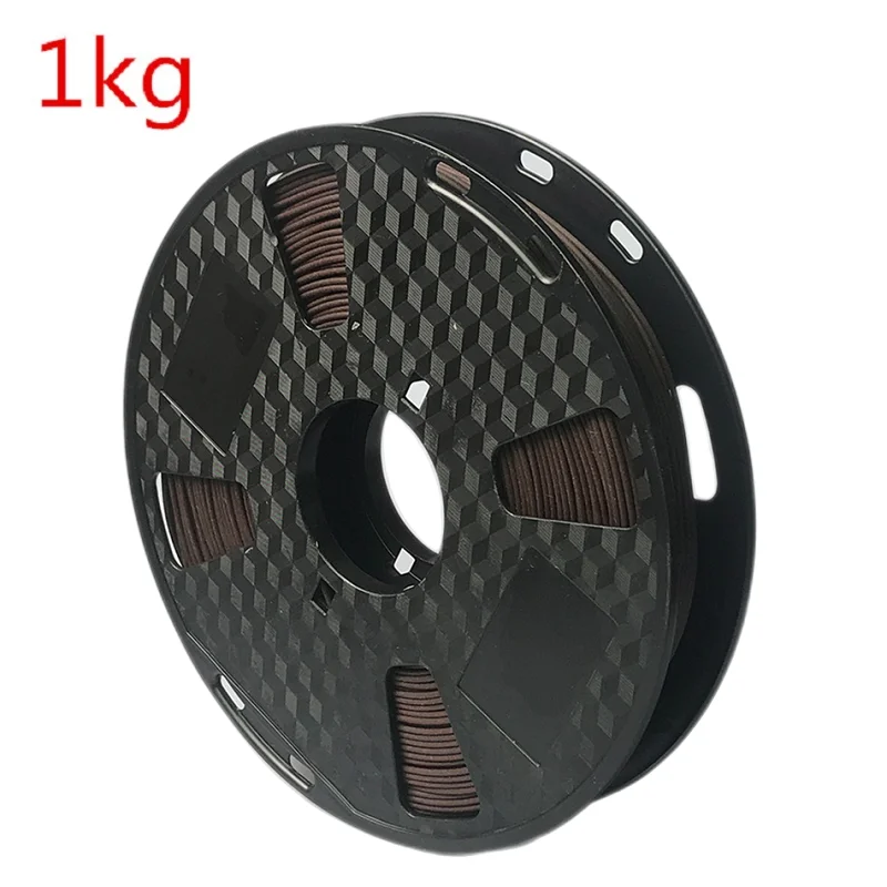 Eco-Friendly Wood PLA 3D Printing Filament - Natural Finish, 1KG Spool
