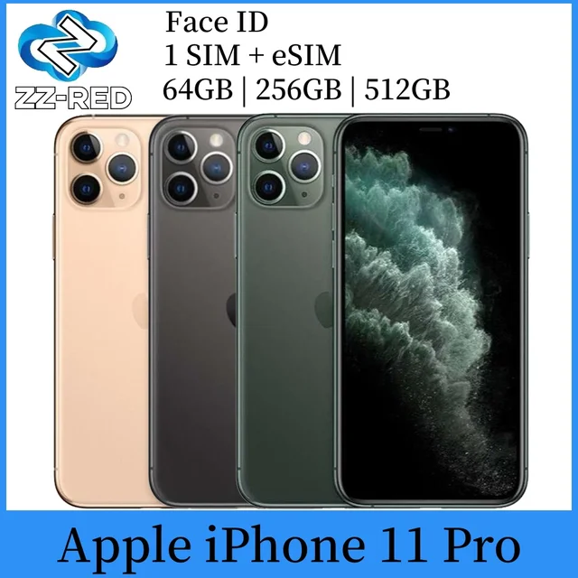 Apple iPhone 11 Pro 64GB 256GB ROM 5.8" Super Retina OLED A13 IOS iPhone11 Pro 11Pro Face ID Original Unlocked 4G LTE Smartphone