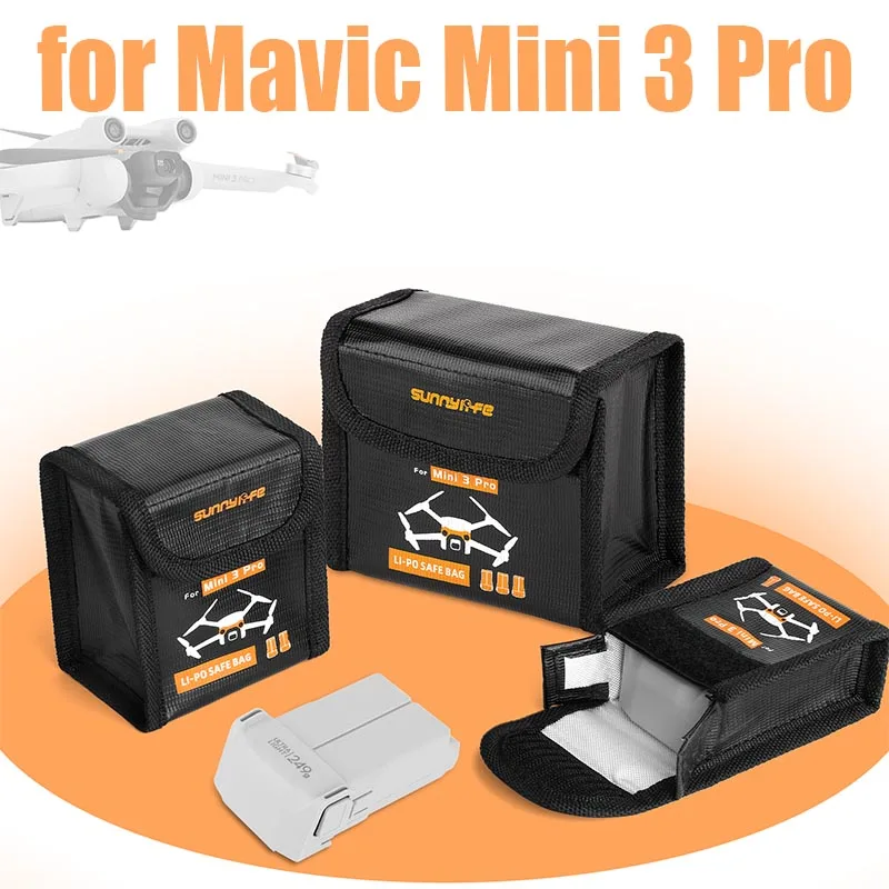 Per Dji Mavic Mini 3/3 Pro Drone Lipo Battery Safe Bag Borsa Protettiva Antideflagrante Custodia Per Batteria Accessori