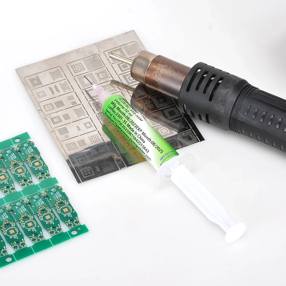 BGA PCB No-Clean Solder Welding Advanced Oil Flux Grease 10cc Soldering Repair Paste NC-559-ASM_voghion.com