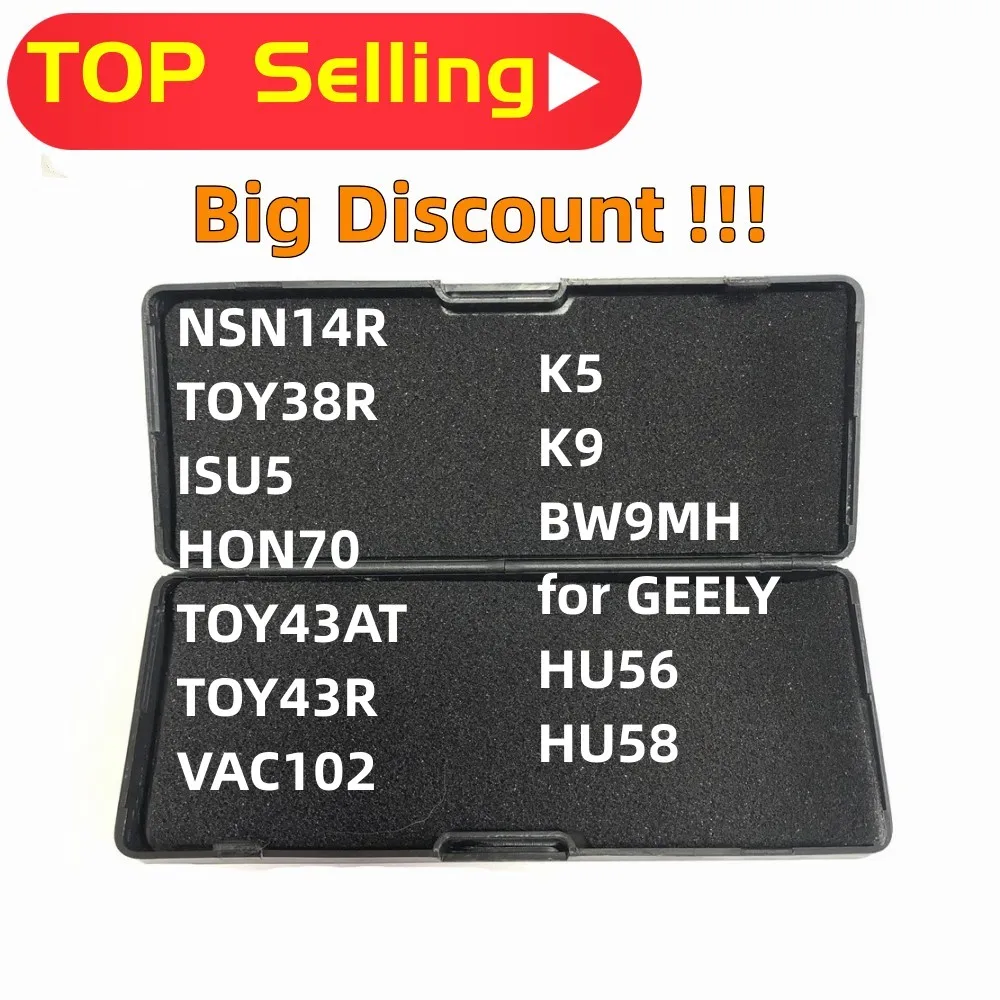 

lishi 2 in 1 tool NSN14R TOY38R for ISU5 HON70 TOY43AT TOY43R VAC102 K5 K9 BW9MH for GEELY HU56 HU58 top selling typs