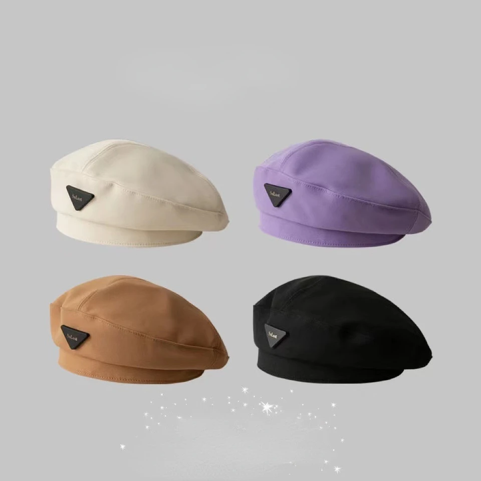 Vintage Hats For Women Felite Fnn Women Denim Cotton Beret Hat