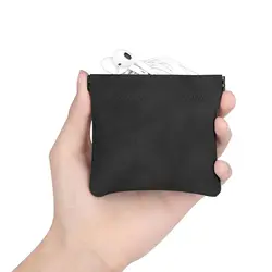 Compact Headphone Accessory Organizer & Storage Bag (Black - L)