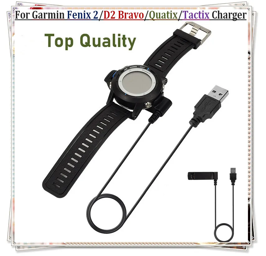 Adapter Charging For Garmin Fenix 2/d2 Bravo/quatix/tactix Watch Charger Replacement Usb Cable