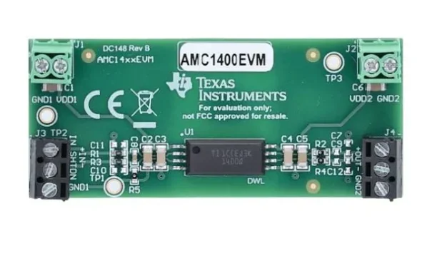 

Вход AMC1400EVM 250 мВ, точность, изоляция с датчиком напряжения