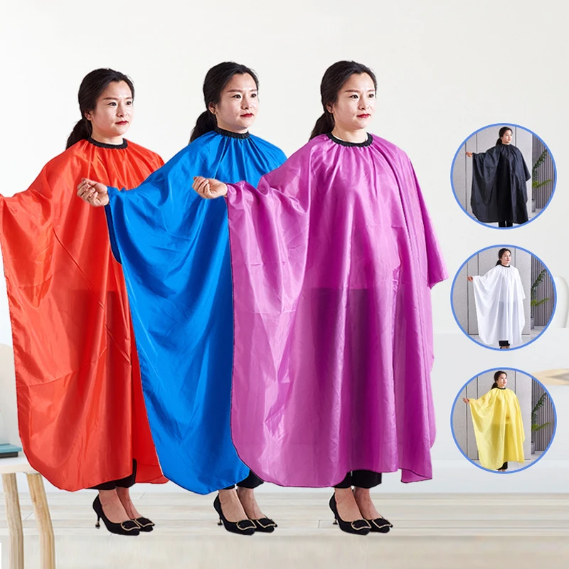 Solid Color Barber Cloth Gown Hairdressing Capes Haircut Cape Perm Shawl Salon Apron New Hair Styling Tool Waterproof Ruseable spain fashion 70 70cm square women candy color silk shawl scarf office lady hair neck headband foulards headcloth muslim hijab