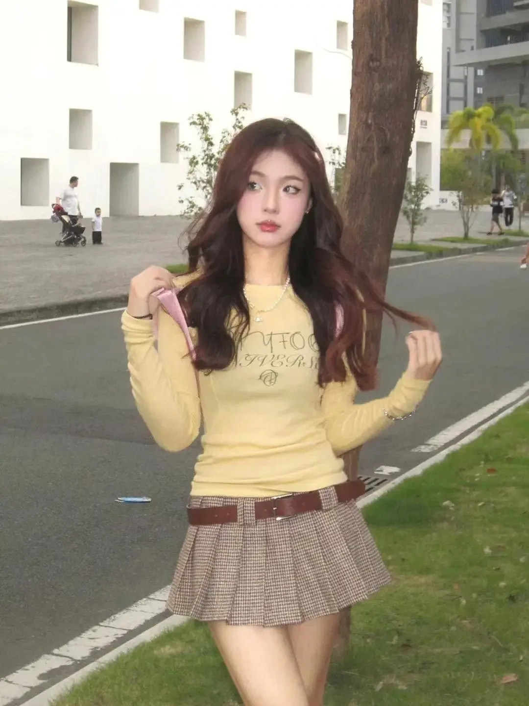 ギター姉御ロングTシャツ Peak'd Yellow PYLT-243 ピークド
