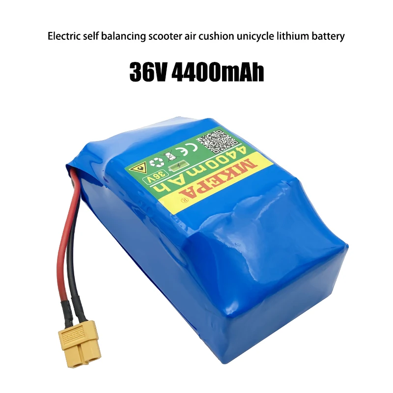 

Аккумуляторная литий-ионная батарея 36 В, 4400 мАч, Ач, литий-ионная ячейка для электрического самобалансирующегося скутера, гироскутера, одноколесного велосипеда
