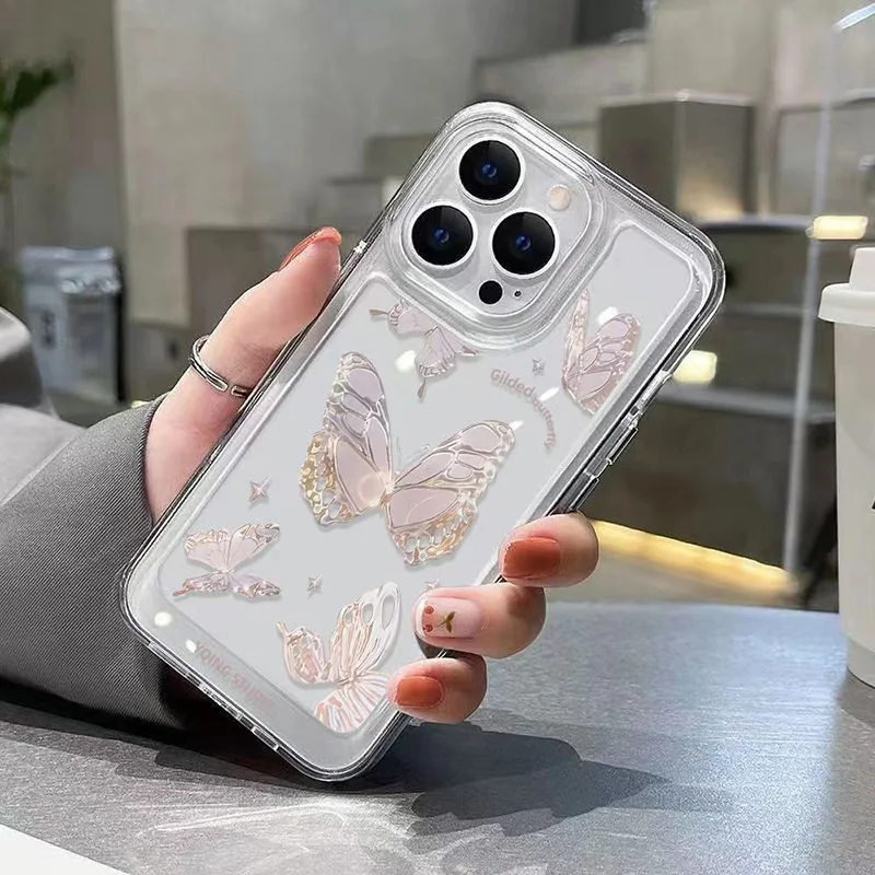 BORYA Silikon-Hülle Für Xiaomi Redmi Note 13 Pro 5G: Transparent, Farbverlauf, Stoßfest, Kratzfest, Ultra Dünn