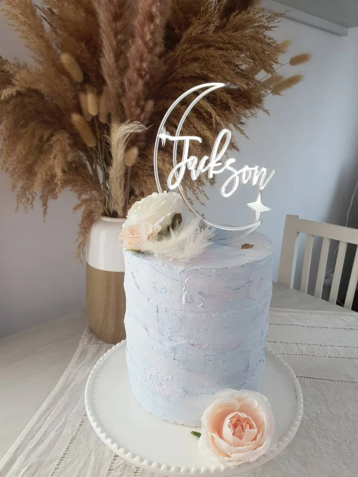 

Небесный Топпер для торта на день рождения, оригинальный Топпер для торта на первый день рождения, топпер для торта на 1-й день рождения, топпер для торта на луну, тема пространства, день рождения