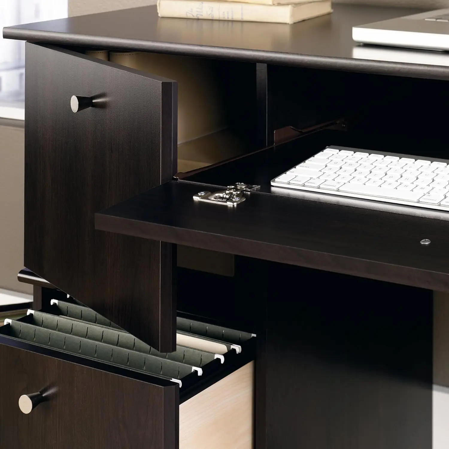 Description Picture 4 of itemComputer Desk, Brushed Maple finish